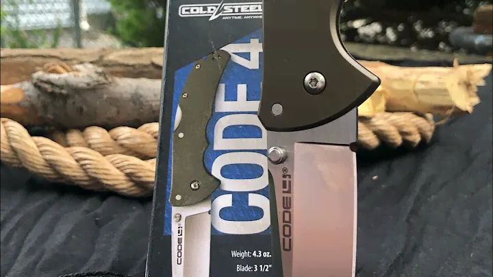 💥💥Cold Steel Code 4 Knife - SUPER STEEL at a SUPER STEAL $$ 💥💥💥