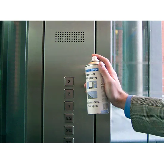 Спрей для ухода за нержавеющей сталью Weicon Stainless Steel Care Spray (спрей 400 мл) {wcn11590400}