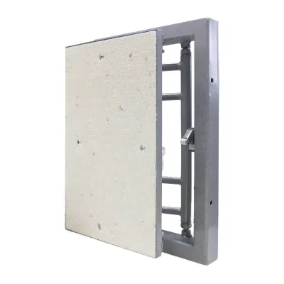 Люк D4060 ceramo steel 400*600. под плитку на петле, окрашенный металл D4060 ceramo steel