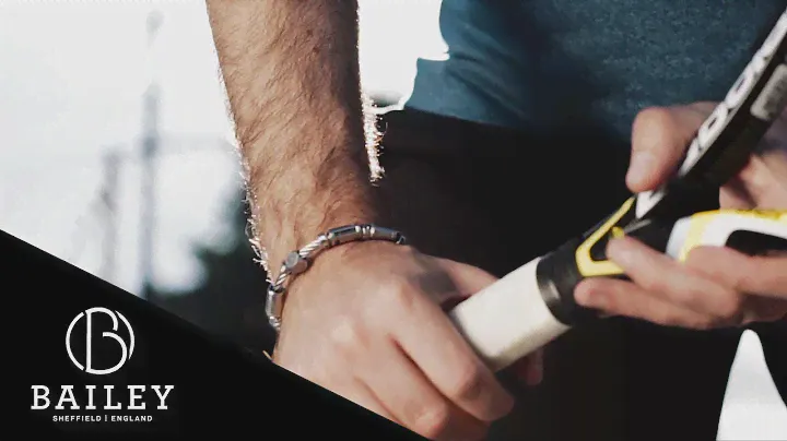 The CABLE™ Stainless Steel Bracelet from Bailey of Sheffield. A grand-slam in style!
