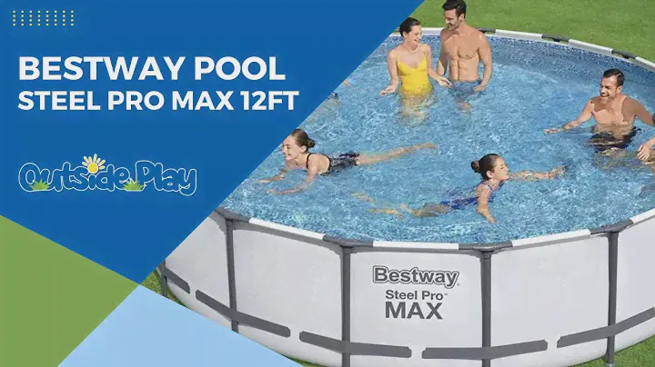 Bestway 56462 18ft Steel Max Pro Swimming Pool | Outside Play