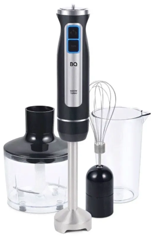 Погружной блендер BQ (Bright&Quick) HB1234SS Black-Steel (Черный-Стальной)-0