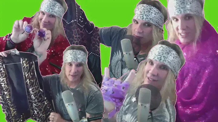 Steel Panther's Michael Starr Shows Off Crazy Hair Metal Wardrobe