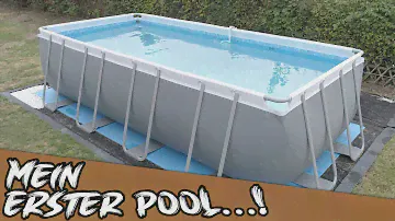 Mein erster Poolaufbau | Bestway Power Steel Frame 549 x 274 x 132 cm