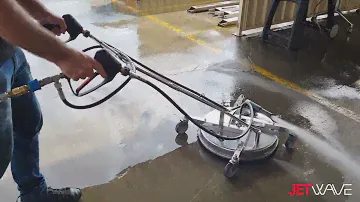 Self Recovery Flat Surface Cleaner Demonstration