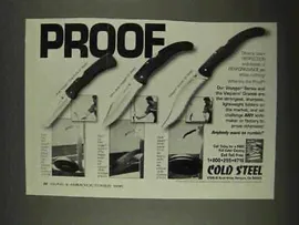 1996 Cold Steel Knives Ad - Voyager Vaquero Grande