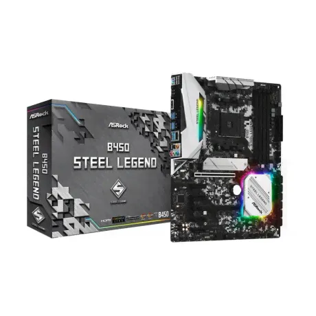 Материнская плата Asrock B450 Steel Legend в Москве-2